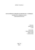 Referāts 'Saules enerģijas uzkrājēji un pārveidotāji - vistīrākais alternatīvās enerģijas ', 1.