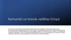 Prezentācija 'Sociāli ekonomiskā attīstība pēckara 
gados', 9.