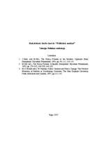 Eseja 'Politikas realizācija', 1.