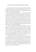 Eseja 'Vārdu un darbu saderība romāna "Mērnieku laiki" varoņu dzīvē', 1.