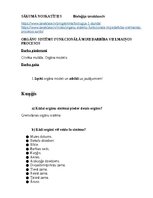 Konspekts 'Darba lapa bioloģijā', 1.