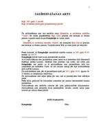 Paraugs 'Salīdzināšanas akts', 1.