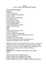 Konspekts 'Pilsētas, novada svētku scenārijs', 1.