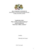 Prezentācija 'SQL valodas pamatkonstrukcijas', 1.