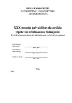 Referāts 'X novada pašvaldības datortīkla izpēte un uzlabošanas risinājumi', 1.