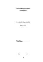 Referāts 'E-pārvalde Latvijas pašvaldībās', 1.