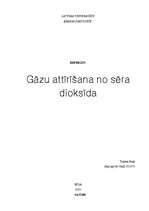 Referāts 'Gāzu attīrīšana no sēra dioksīda', 1.