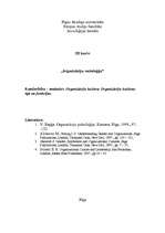 Konspekts 'Organizāciju kultūra. Organizāciju kultūras tipi un funkcijas', 1.