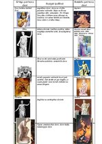 Konspekts 'Sengrieķu un seno romiešu dievu salīdzinājums', 1.