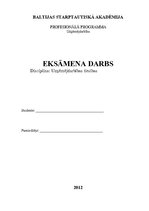 Paraugs 'Eksāmena darbs: uzņēmējdarbības tiesības', 1.