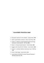 Referāts 'Sportistu uzturs', 30.