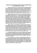 Eseja '"Pagātne tiek iebūvēta tagadnē un mūsdienas veidotas no bijušajiem laikiem, jo c', 1.