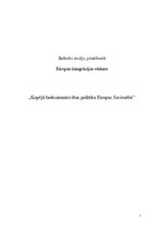 Referāts 'Kopējā lauksaimniecības politika Eiropas Savienībā', 1.