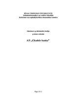 Prakses atskaite 'AS "Citadele banka" prakses atskaite', 1.