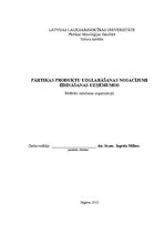 Referāts 'Pārtikas produktu uzglabāšanas nosacījumi ēdināšanas uzņēmumos', 1.