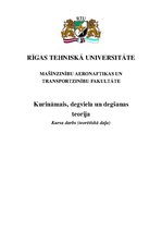 Referāts 'Kurināmais, degviela un degšanas teorija', 1.