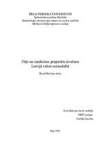 Referāts 'Zāļu un medicīnas preparātu ievešana Latvijā valsts uzraudzībā', 1.