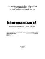 Referāts 'Norēķinu karšu veidi', 1.