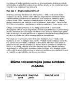 Konspekts 'Blūma taksonomija', 5.