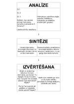 Konspekts 'Blūma taksonomija', 33.