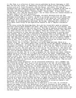 Eseja '"In Our Time" by Ernest Hemingway', 1.