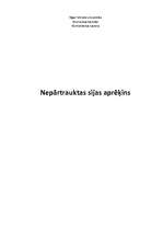 Konspekts 'Nepārtrauktas sijas aprēķins', 1.
