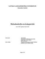 Referāts 'Mežsaimniecība un kokapstrāde', 1.