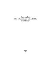 Biznesa plāns 'Biznesa plāns trenažieru zālei', 1.