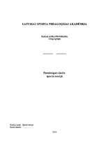 Konspekts 'Sporta teorija', 1.