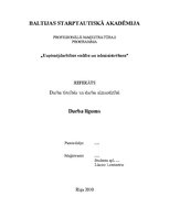 Referāts 'Darba līgums', 1.