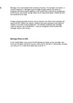 Eseja 'Divorce and Marriage in USA', 2.