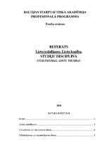 Referāts 'Lietu iedalījums. Lietu kopība', 1.