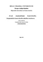 Konspekts 'Starptautisko komerctiesību attīstības tendences', 1.