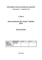 Diplomdarbs 'Jauna uzņēmuma SIA "Laipa" attīstības plāns', 1.