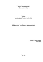 Referāts 'Risks, tā veidi', 1.
