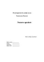 Referāts 'Nozares apraksts (izglītība)', 1.