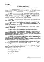 Paraugs 'Bankas garantija', 1.