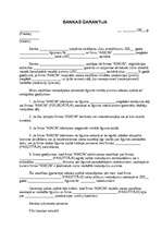 Paraugs 'Bankas garantija', 2.