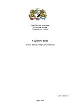 Paraugs 'Satiksmes sastrēgums. Transporta plūsmas teorija. Aprēķina darbs', 1.