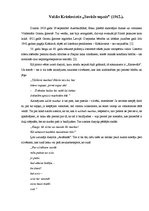 Konspekts 'Valdis Krāslavietis "Savāds sapnis"', 1.