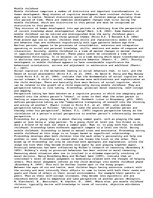 Eseja 'Middle Childhood', 1.