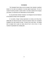 Eseja 'Animal Rights Against Experiments', 13.