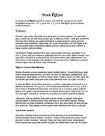 Konspekts 'Senā Ēģipte', 1.