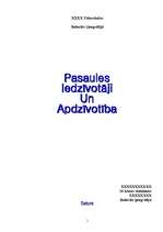 Konspekts 'Pasaules iedzīvotāji un apdzīvotība', 1.