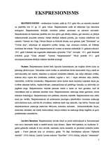 Referāts 'Ekspresionisms', 2.