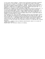 Eseja 'Presidential Power and the Power to Vote', 1.