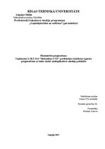 Paraugs 'Uzņēmuma "X" produkcijas izlaiduma apjoma prognozēšana ar laika rindas multiplik', 1.