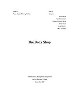 Referāts 'The International Chain Analysis of Company "The Body Shop"', 1.