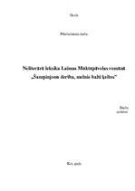 Referāts 'Neliterārā leksika Laimas Muktupāvelas romānā „Šampinjonu derība, melnie balti ķ', 1.
