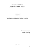 Paraugs 'Blančarda modeļi krīzes periodu analīzei', 1.